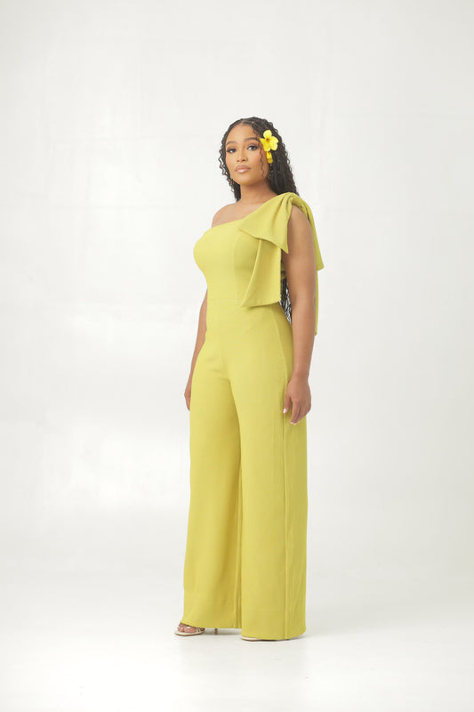 Cemdior jumpsuit (Lemon green)