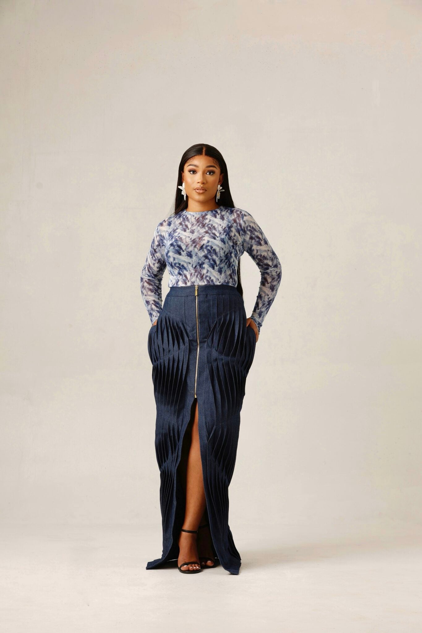 Tura galore jeans skirt